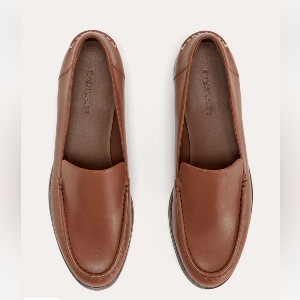 Everlane Tan Leather Loafers - Picture 4 of 4